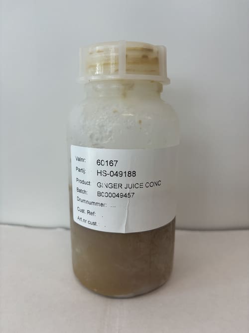 Concentré de jus de gingembre