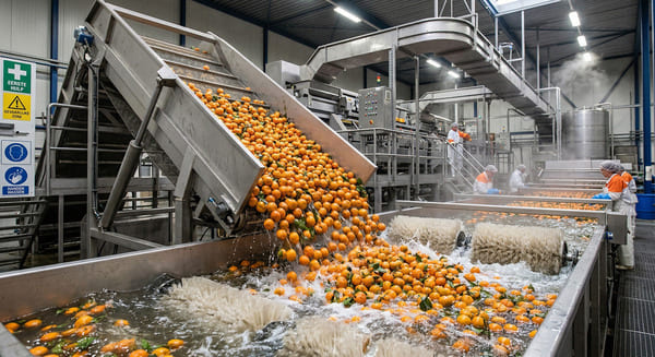 Mandarin processing facility